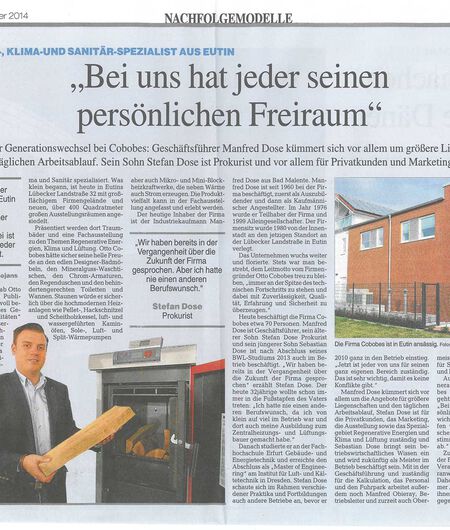 LN Artikel - Gelungener Generationswechsel (PDF)